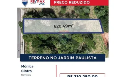 Terreno à venda no Jardim Paulista, Atibaia 