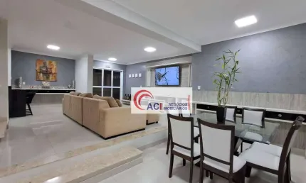 Casa de condomínio para venda em granja viana de 385.00m² com 3 quartos, 3 suites e 4 garagens