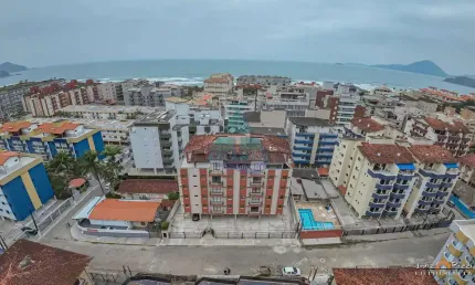 Apartamento para venda em praia grande de 92.00m² com 2 quartos, 1 suite e 1 garagem