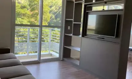 Apartamento para venda em tamboré de 45.00m² com 1 quarto, 1 suite e 1 garagem