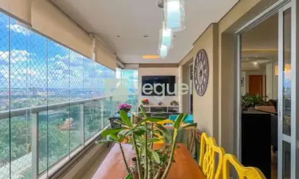 Apartamento para venda em bosque das juritis de 155.00m² com 3 quartos, 3 suites e 3 garagens