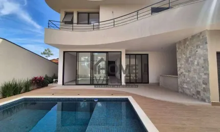 Casa de condomínio para venda em residencial mont' alcino de 295.00m² com 3 quartos, 3 suites e 4 garagens