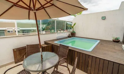 Cobertura para venda em Pechincha de 129.00m² com 3 Quartos, 2 Suites e 2 Garagens
