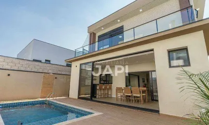 Casa de condomínio para venda em loteamento reserva ermida de 242.00m² com 5 quartos, 3 suites e 4 garagens