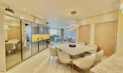 Apartamento para venda em pioneiros de 185.00m² com 3 quartos, 3 suites e 3 garagens