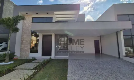 Casa de condomínio para venda em residencial mont' alcino de 175.00m² com 3 quartos, 3 suites e 4 garagens