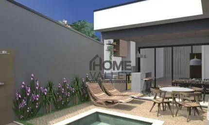Casa de condomínio para venda em residencial mont' alcino de 184.00m² com 3 quartos, 3 suites e 4 garagens