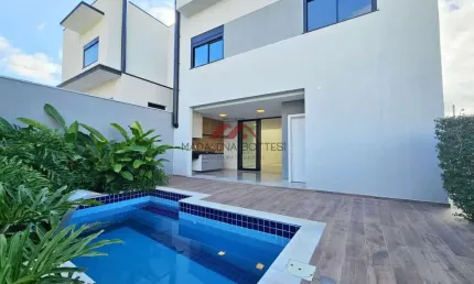 Casa de condomínio para venda em cézar de souza de 202.00m² com 3 quartos, 3 suites e 4 garagens