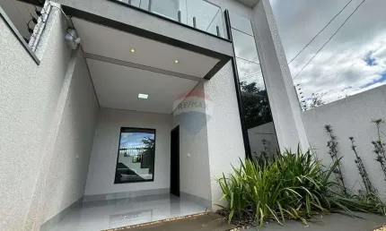 Sobrado para venda em jardim copacabana de 104.00m² com 3 quartos e 2 garagens