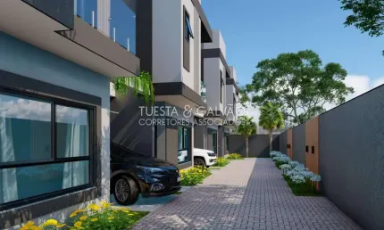 Casa de Condomínio para venda em Boqueirão de 105.00m² com 3 Quartos, 1 Suite e 2 Garagens