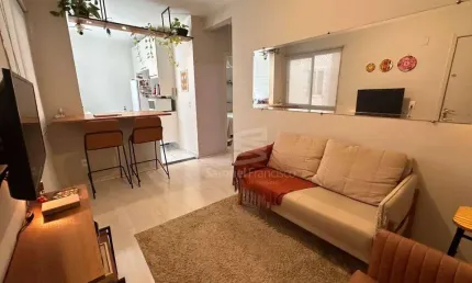 Apartamento para venda em dois córregos de 46.00m² com 2 quartos e 1 garagem