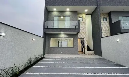 Sobrado para venda em Pontal Do Paraná de 131.00m² com 3 Quartos, 3 Suites e 2 Garagens