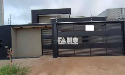 Casa para venda em residencial setsul ii de 124.00m² com 3 quartos, 1 suite e 2 garagens