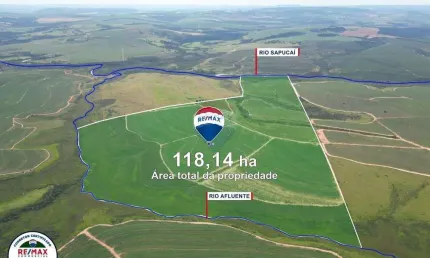 Lote / terreno para venda em altinópolis de 118130.00m²