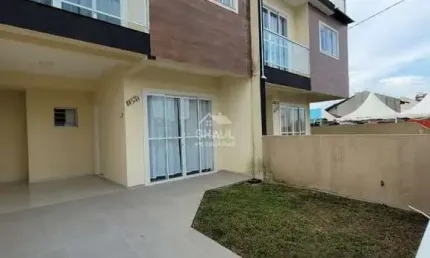 Sobrado para venda em pontal do paraná de 120.00m² com 3 quartos, 1 suite e 2 garagens