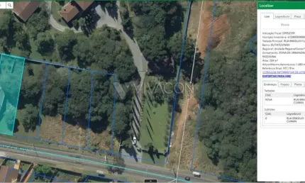 Terreno à venda na Rua Brasílio Cuman, 650, São Braz, Curitiba