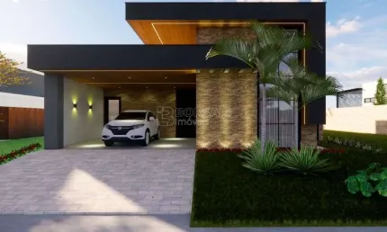 Casa de condomínio para venda em condomínio buona vita de 198.00m² com 3 quartos, 3 suites e 4 garagens
