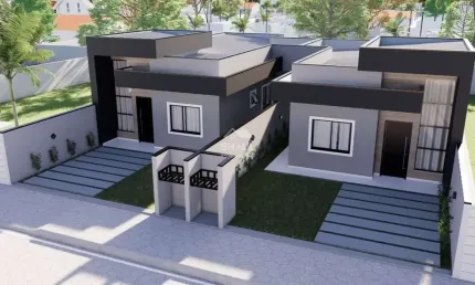 Casa para venda em Pontal Do Paraná de 81.00m² com 3 Quartos, 1 Suite e 2 Garagens