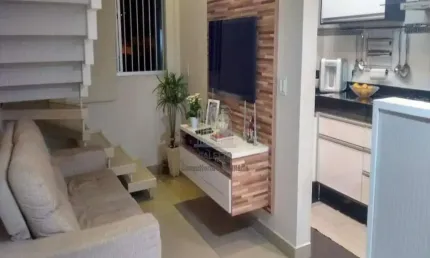Cobertura para venda em jardim nova europa de 120.00m² com 2 quartos, 1 suite e 2 garagens