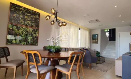 Casa de condomínio para venda em fazenda rodeio de 258.00m² com 3 quartos, 3 suites e 4 garagens