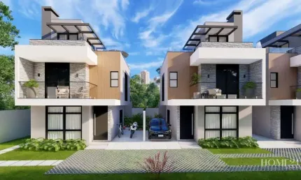 Sobrado para venda em hauer de 134.02m² com 3 quartos, 1 suite e 1 garagem