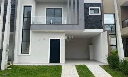 Sobrado para venda em umbará de 144.00m² com 3 quartos, 1 suite e 2 garagens