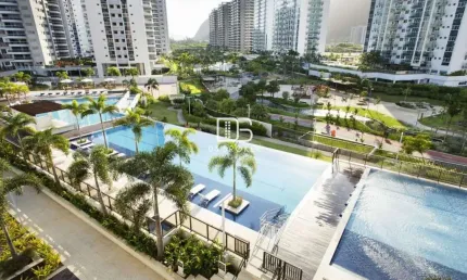 Apartamento para venda em barra da tijuca de 131.00m² com 3 quartos, 3 suites e 2 garagens