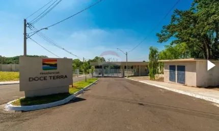 Terreno para venda em residencial doce terra de 406.00m² com 4 garagens
