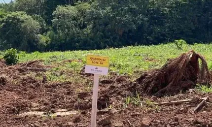 Terreno en condomínio para venda em vila romi de 449.00m²