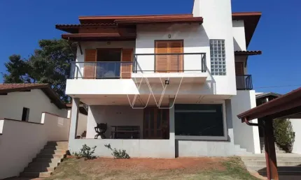 Casa de condomínio para alugar em loteamento caminhos de são conrado (sousas) de 267.00m² com 3 quartos, 1 suite e 4 garagens
