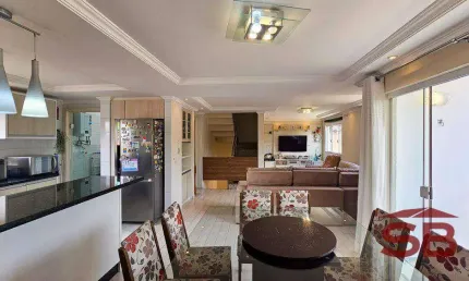 Casa de condomínio para venda em santa cândida de 207.00m² com 4 quartos, 4 suites e 3 garagens
