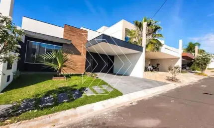 Casa de condomínio para venda em residencial reserva esmeralda de 190.00m² com 3 quartos, 3 suites e 2 garagens