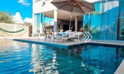 Casa de condomínio para venda em jardim alvorada de 263.00m² com 3 quartos, 1 suite e 2 garagens