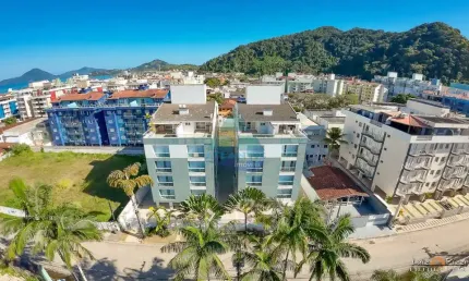Apartamento para venda em praia grande de 156.00m² com 2 quartos, 1 suite e 2 garagens