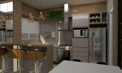 Casa de condomínio para venda em vila nova de 70.00m² com 2 quartos, 1 suite e 1 garagem