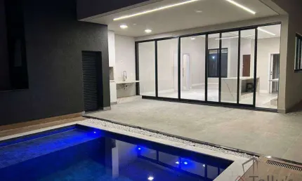 Casa de condomínio para venda em alphaville nova esplanada 4 de 261.00m² com 3 quartos, 3 suites e 6 garagens