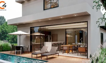 Casa de condomínio para venda em real sul de 244.00m² com 3 quartos, 3 suites e 4 garagens