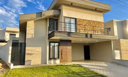 Casa para venda em residencial portal do lago de 295.67m² com 3 quartos, 2 suites e 2 garagens
