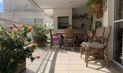 Apartamento para venda em vila romana de 184.00m² com 4 quartos, 3 suites e 3 garagens