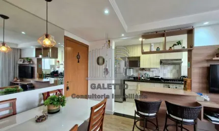 Apartamento para venda em parque das cachoeiras de 47.00m² com 2 quartos e 2 garagens