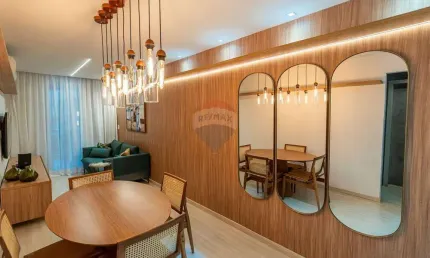 Apartamento para venda em ribeira de 92.00m² com 2 quartos e 1 garagem