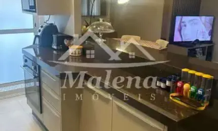 Apartamento para venda em tamboré de 82.00m² com 2 quartos, 1 suite e 2 garagens