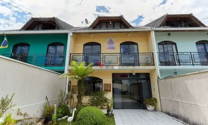 Sobrado para venda em pineville de 175.00m² com 3 quartos, 1 suite e 1 garagem