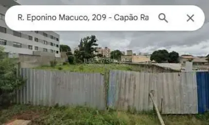 Terreno à venda na Rua Eponino Macuco, 209, Capão Raso, Curitiba