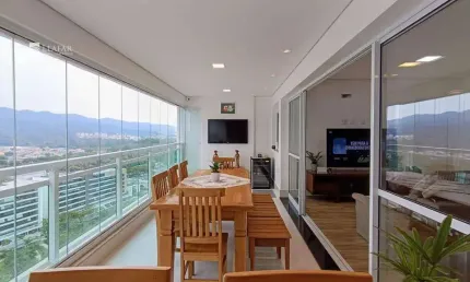 Apartamento para venda em vila mogilar de 125.00m² com 3 quartos, 3 suites e 2 garagens