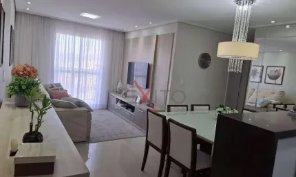 Apartamento para venda em condomínio residencial jardim conquista de 71.00m² com 3 quartos e 1 garagem