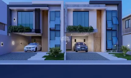 Sobrado para venda em itália de 141.00m² com 3 quartos, 1 suite e 4 garagens