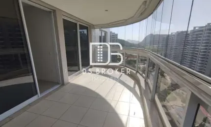 Apartamento para venda em barra da tijuca de 110.00m² com 3 quartos, 1 suite e 2 garagens