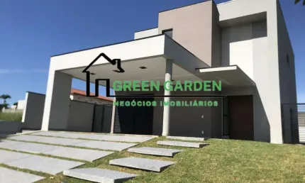Casa de condomínio para venda em chácaras saudáveis e encantadoras de 390.00m² com 4 quartos, 3 suites e 4 garagens