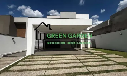 Casa de condomínio para venda em chácaras saudáveis e encantadoras de 390.00m² com 4 quartos, 3 suites e 4 garagens